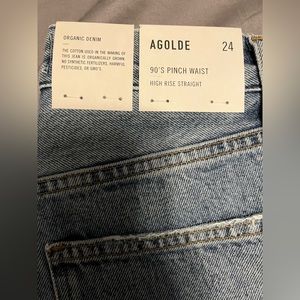Agolde 90s pinch waist high rise straight leg